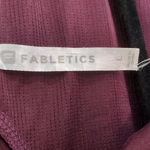 Fabletics Woman's JOJO Athletic Burgundy Rose Jacket,Size L. - Picture 3 of 11